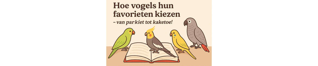Hoe vogels hun favorieten kiezen – van parkiet tot kaketoe!
