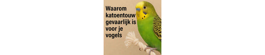 katoen touw gevaarlijk voor vogels