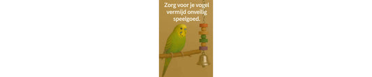 "Zorg voor je Vogel: Vermijd Onveilig Speelgoed"