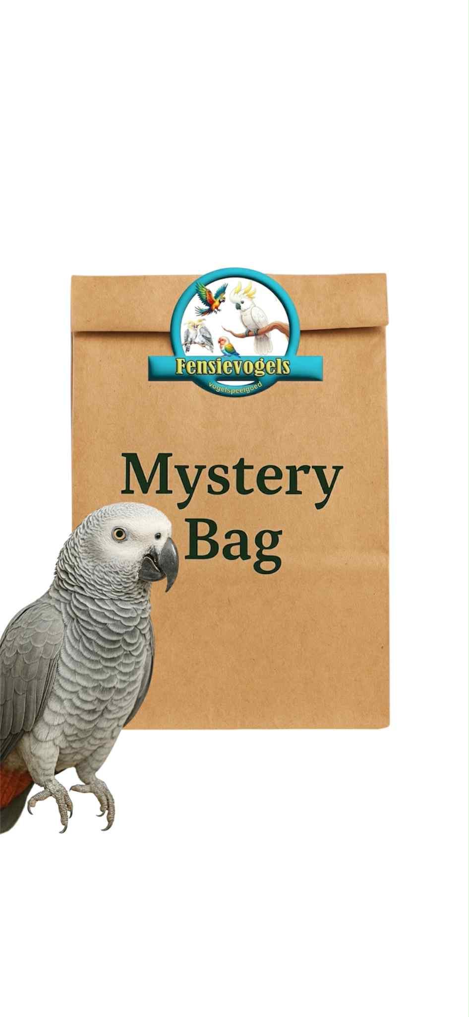 FensieVogels Mystery Bag – Durf jouw vogel vriendje het zakje zelf te openen?