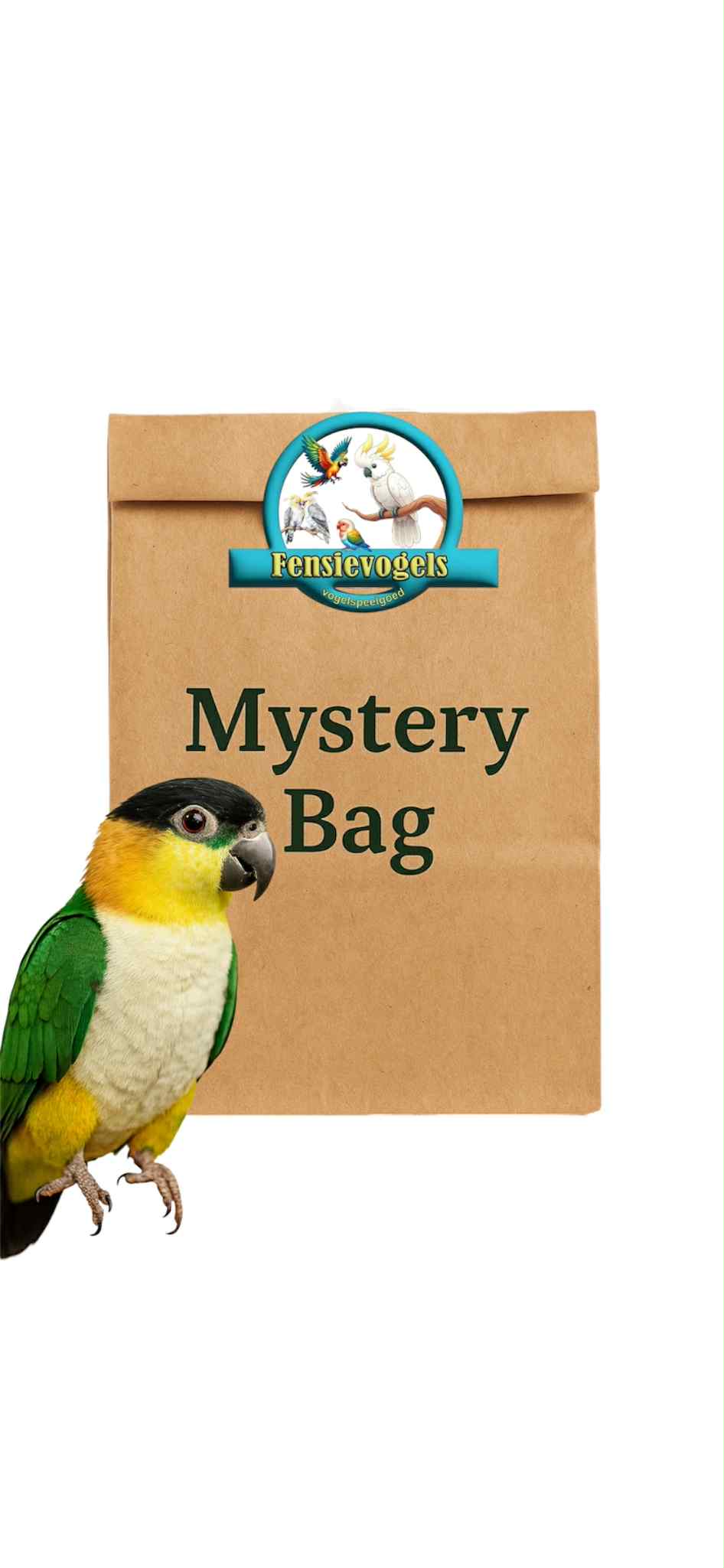 FensieVogels Mystery Bag – Durf jouw vogel vriendje het zakje zelf te openen?