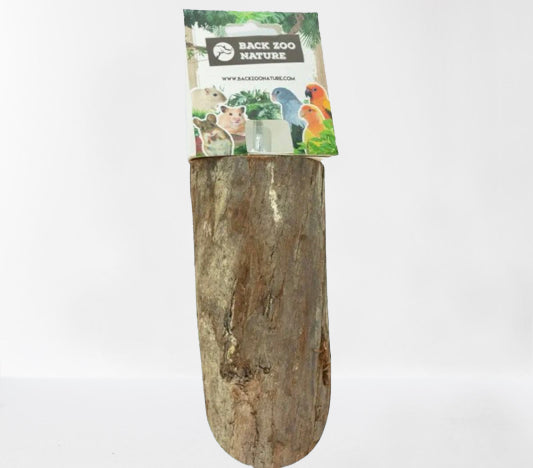 Back Zoo Nature Wood Slice Perch Large – Natuurlijke Zitplank voor Vogels en Knaagdieren