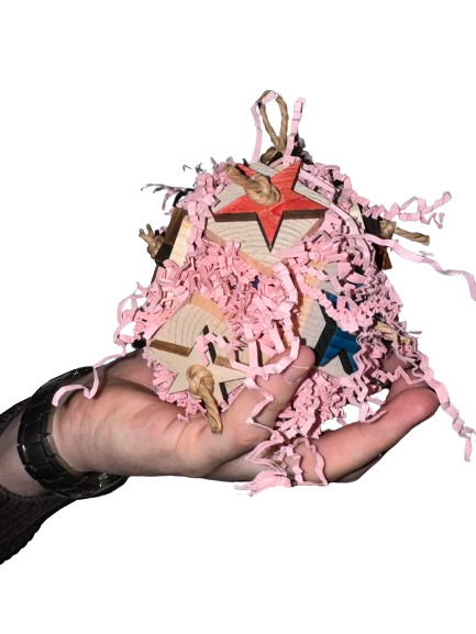 De Sterren Sloop Bal – Natuurlijk Sloopspeeltje voor Kleine en Middelgrote Vogels