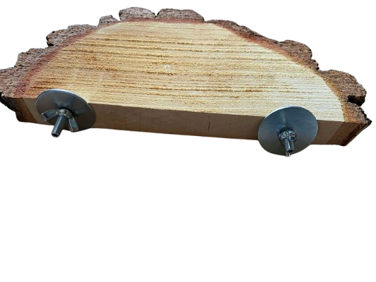 Back Zoo Nature Rustplank Halfrond – Natuurlijke Rustplek voor Vogels en Knaagdieren