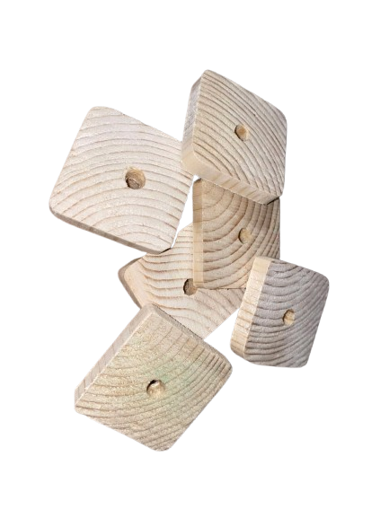 Fensie vierkant schijfjes (5 x 42 x 44mm)