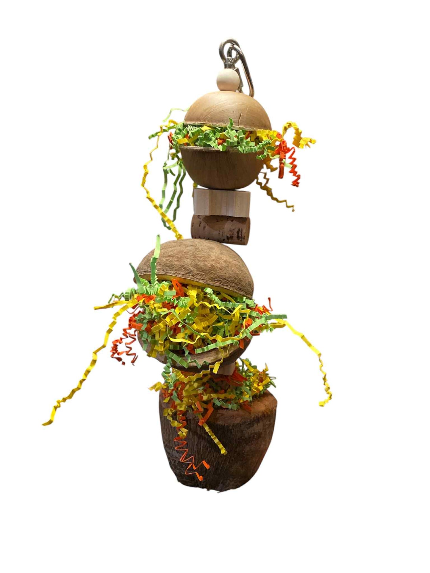 Speels & Natuurlijk – 35cm RVS Spies Kleine en Middelgrote papegaaien
