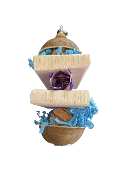 Balsa Bliss – Op een rvs Spies voor parkieten