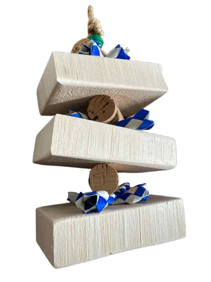 Balsa & Kurken Kraker – 23 cm speelplezier voor kleine sloopvogels