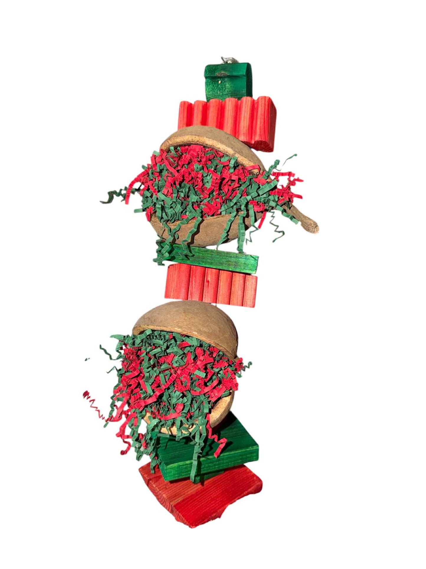 Kerst Budanoot & Hout papegaaien speelgoed