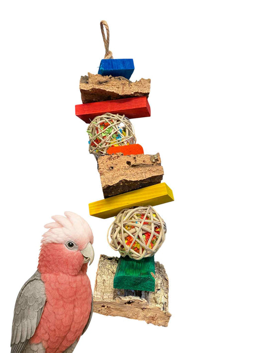 Kurk & Chaos – Sloop klein en medium papegaaien speelgoed