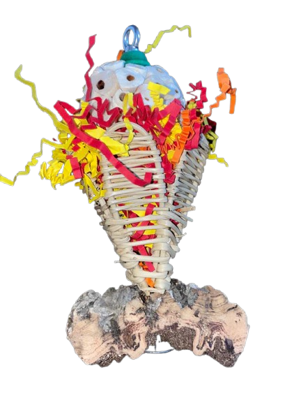 Sorbet Sola Spies – 15cm RVS voor parkieten