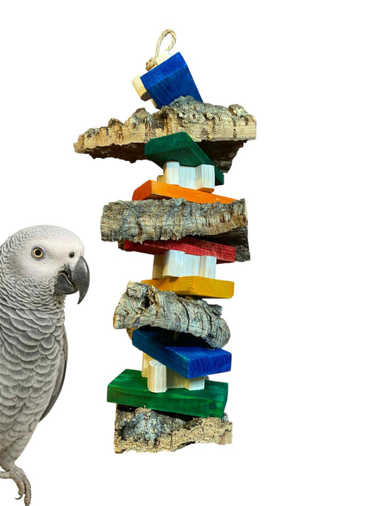 Swingende Knabbel Mix – Kurk & Houten Blokjes