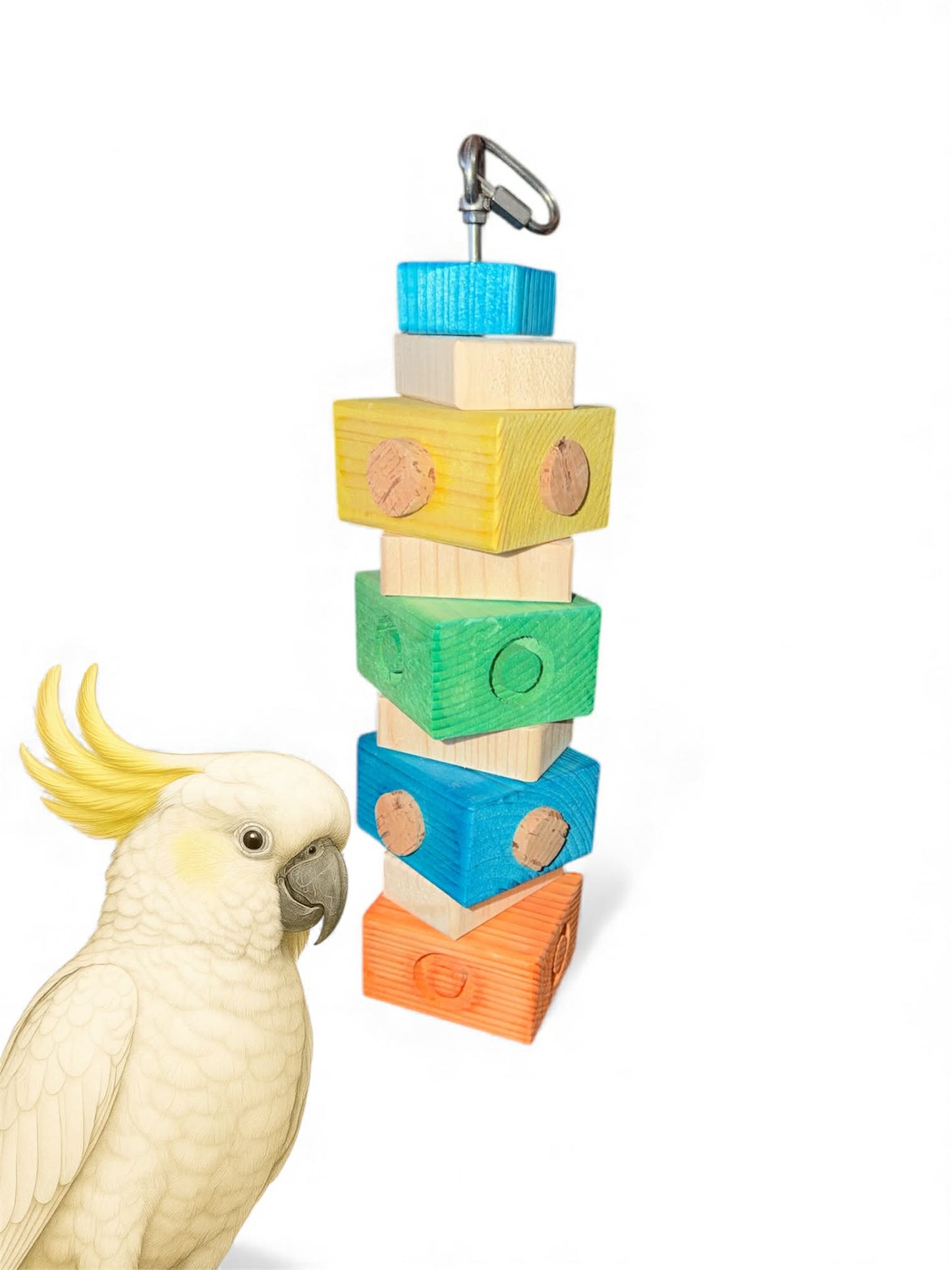 kaketoe speelgoed Blokken & Kurk Avontuur