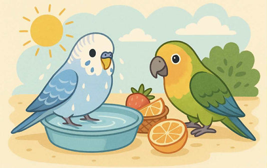 Zomerse verrijking voor parkieten & papegaaien