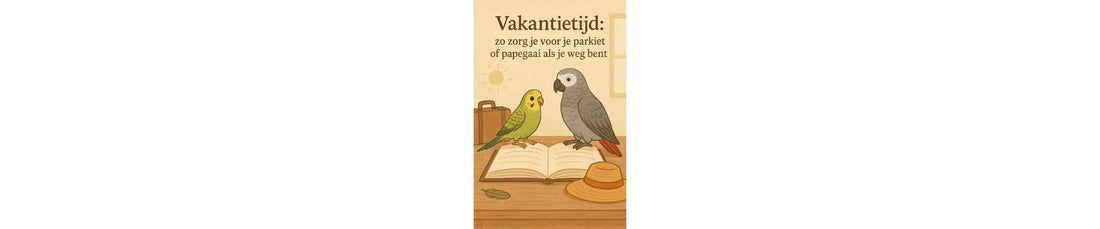 Vakantietijd: zo zorg je voor je parkiet of papegaai als je weg bent