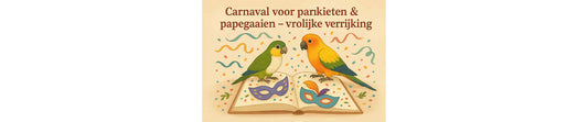 Carnaval voor parkieten & papegaaien – vrolijke verrijking