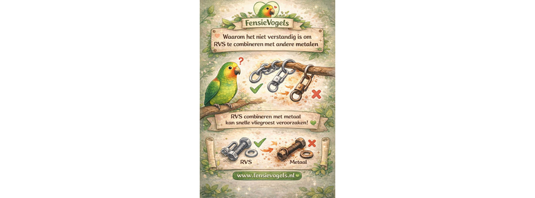Waarom het niet verstandig is om RVS te combineren met andere metalen