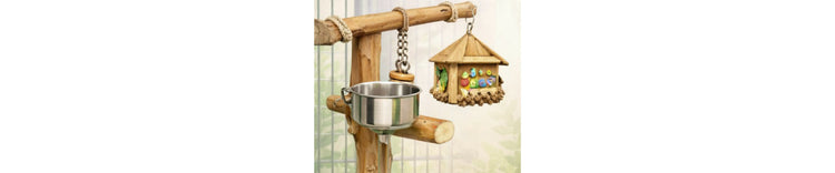 parkieten en papegaaien Kooi inrichting