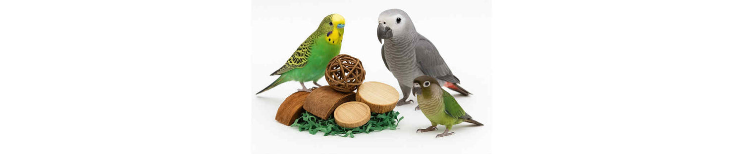 natuurlijke onderdelen zelf vogel speelgoed te knutselen