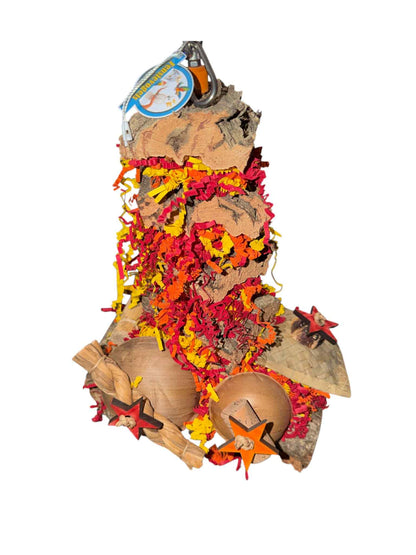 Kurk Plaat aan RVS Spies – 37 cm hoog | 24 cm breed