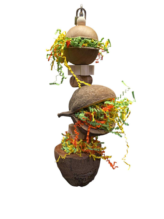Speels & Natuurlijk – 35cm RVS Spies Kleine en Middelgrote papegaaien