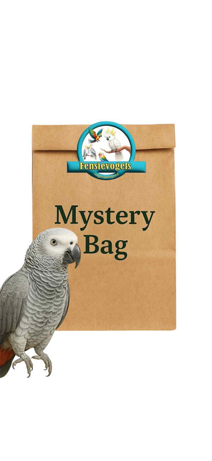 FensieVogels Mystery Bag – Durf jouw vogel vriendje het zakje zelf te openen?