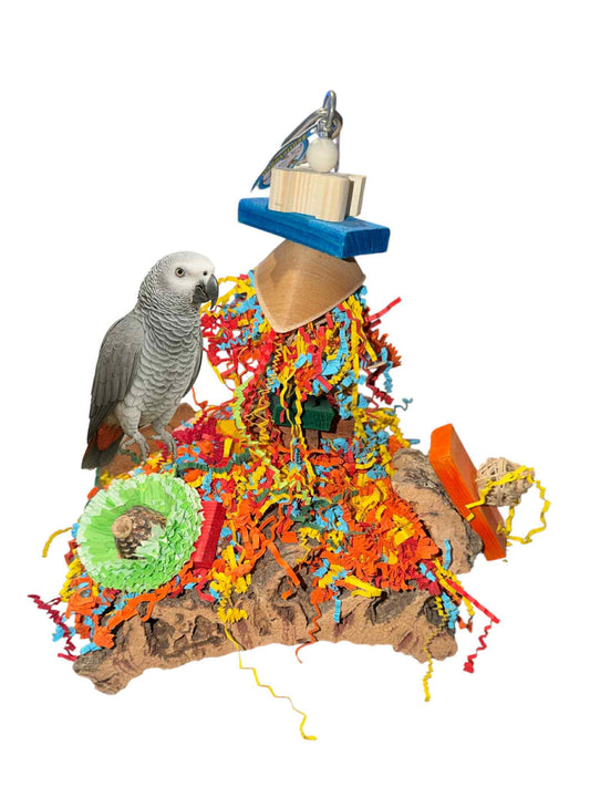 Kurkplaat met RVS Spies – 34 cm lang | 26 cm breed