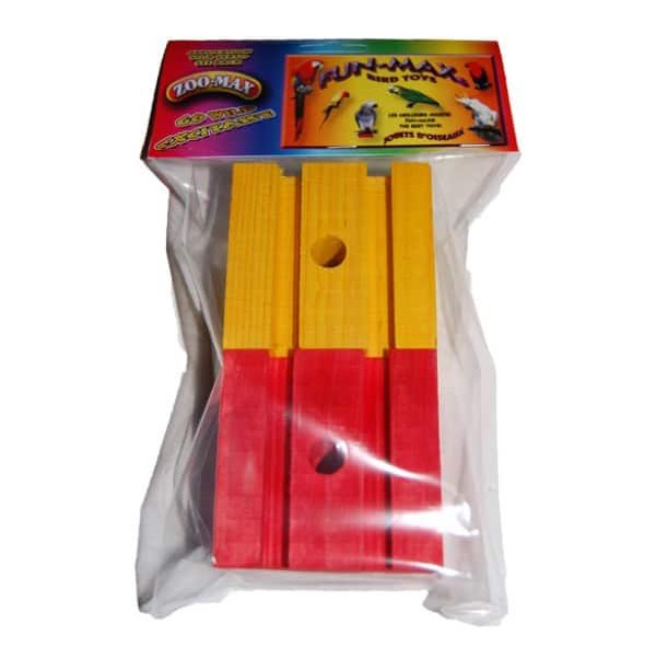 diy onderdelen om zelf speelgoed voor je papegaaien te maken