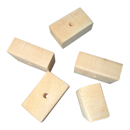 Balsa blokjes |  5 stuks | Natuurlijk knaaghout voor vogels