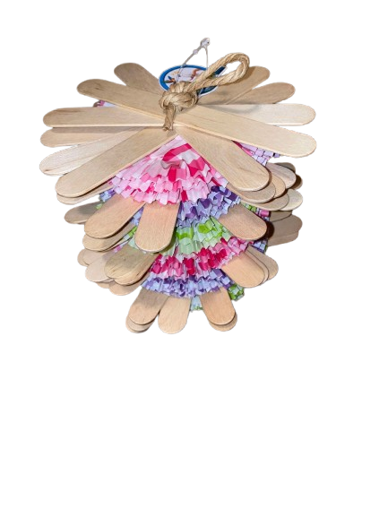 Fuffie ijs stokjes met cupcake papiertjes
