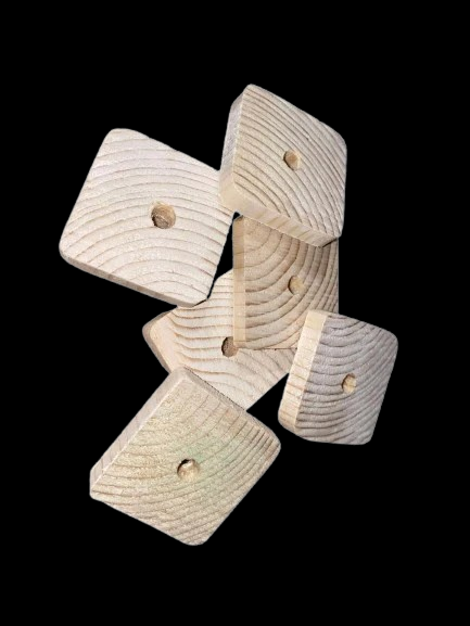 Fensie vierkant schijfjes (5 x 42 x 44mm)