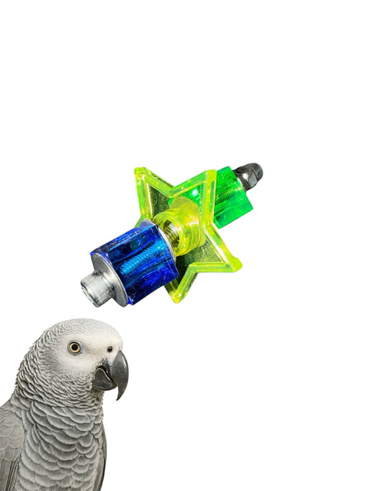 StarTwist RVS Voetspeeltje – Acryl Ster