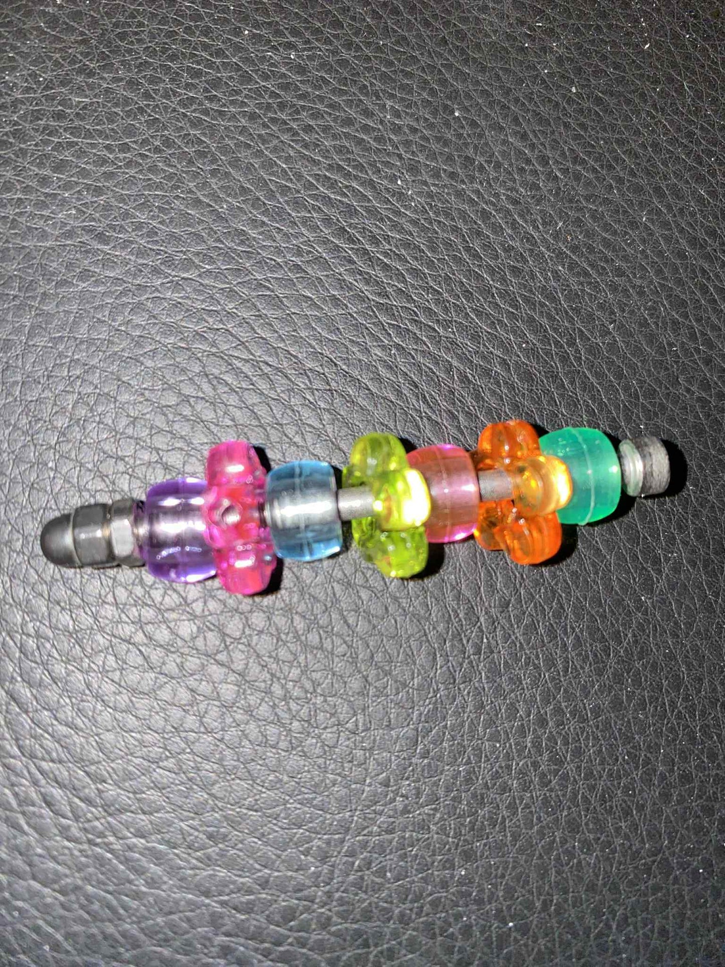 MiniGrijp – Acryl & RVS voor Parkieten – 5cm Voetspeeltje
