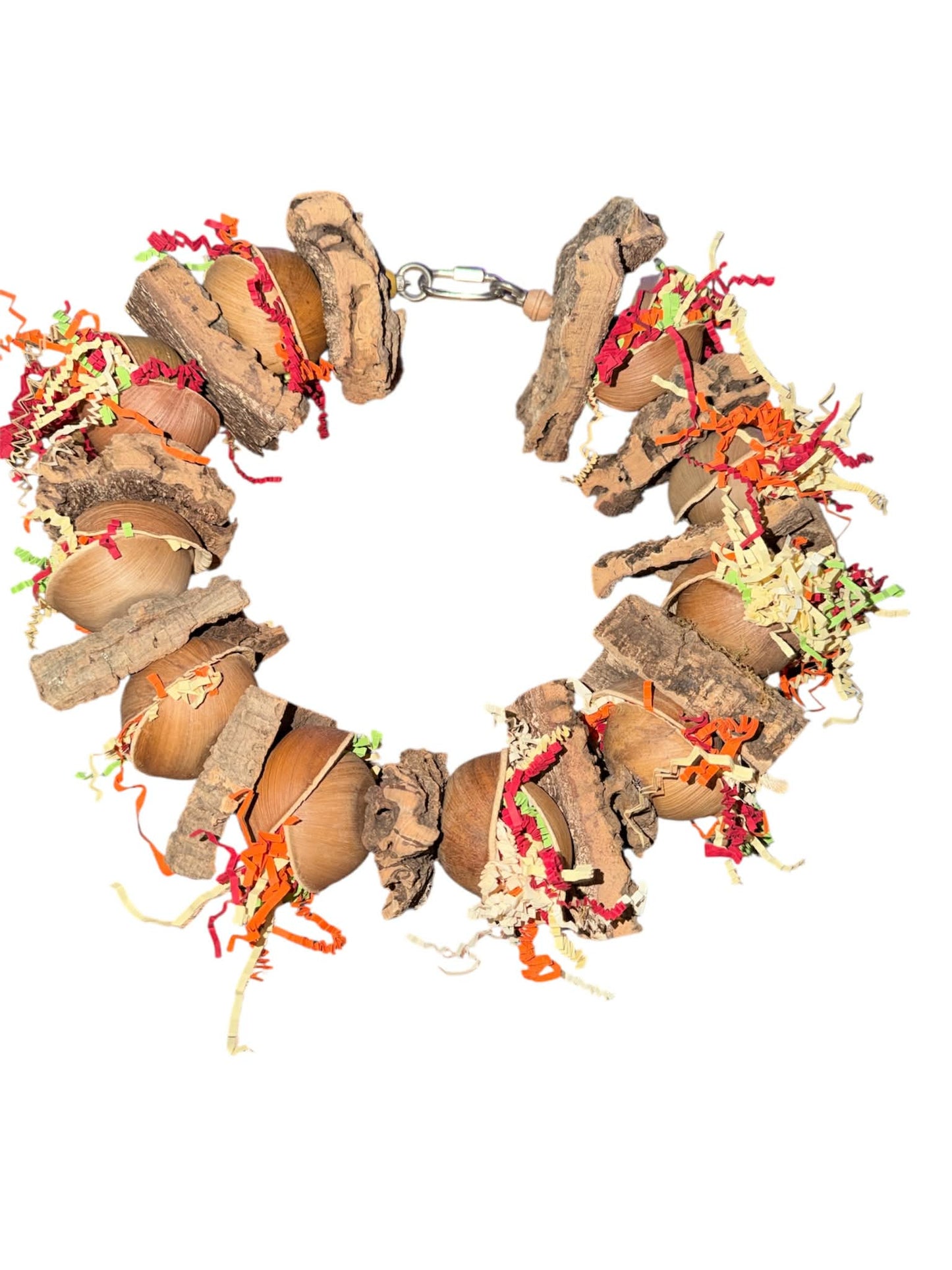 Nature Ring – 70 cm RVS Ring met Kurk & Palm Cups