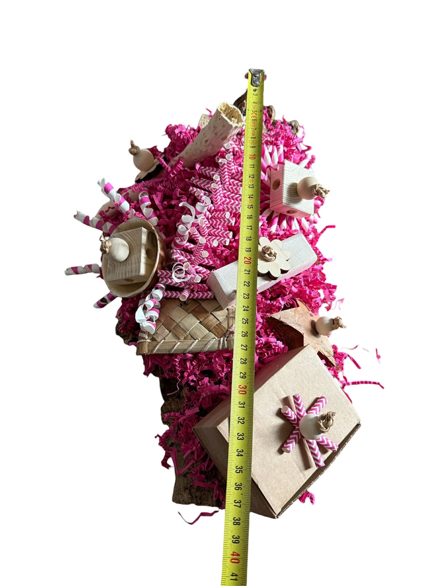 Kurkplaat Foerageer Speelset pink – FensieVogels Specials