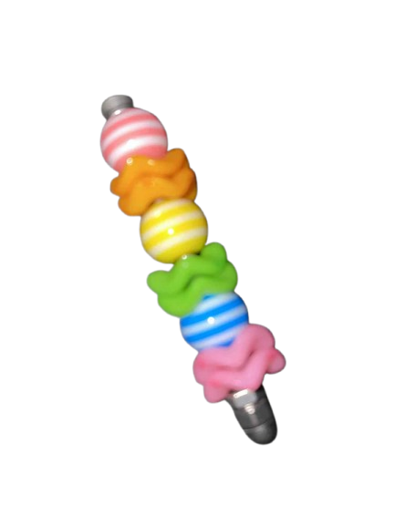 KleurenKracht – 5cm Parkieten Voetspeeltje – Acryl & RVS