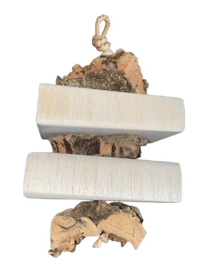 Balsa & Kurk Speelplezier – 21cm Vol Ontdekking voor Kleine Snavels parkieten speelgoed