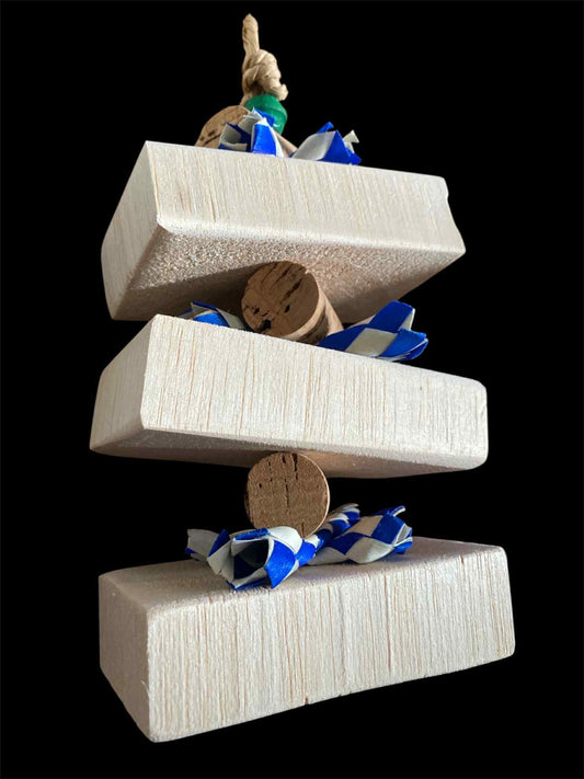 Balsa & Kurken Kraker – 23 cm speelplezier voor kleine sloopvogels