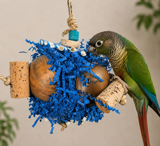  Kurk & Papier Vogelspeeltje