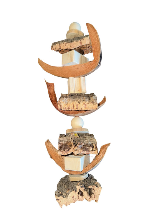 FensieVogels – Natuur Spies KurkCoco papegaaien speelgoed