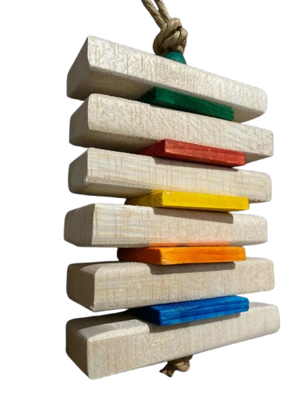 Kleurenkraker van balsa – licht en lekker slopen!