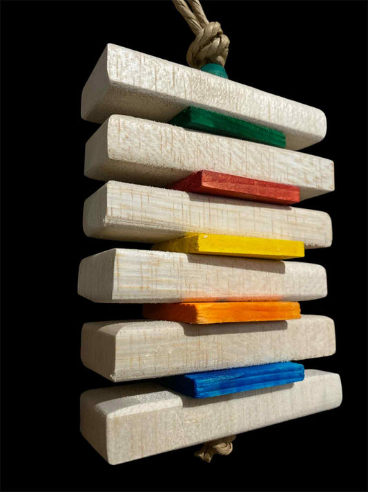 Kleurenkraker van balsa – licht en lekker slopen!