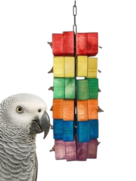 Medium Blokken Slinger – Sloopplezier voor de echte knagers! papegaaien