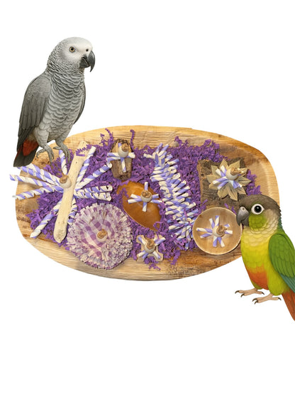 papegaaien en parkieten Paars Sloopplateau