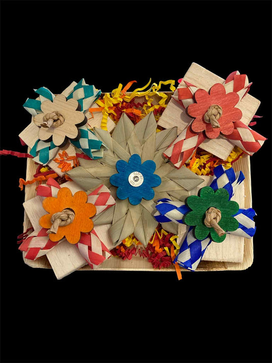 Palmfeest – Kleurrijk  (Kooimontage) met Balsa, Palm & Papiersnippers