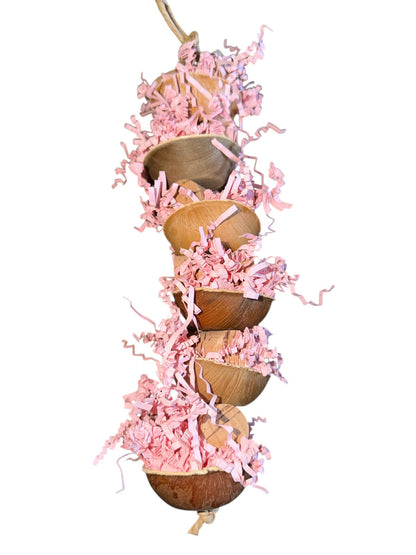 Pink Palm Dream foerageren speelgoed parkieten en papegaaien