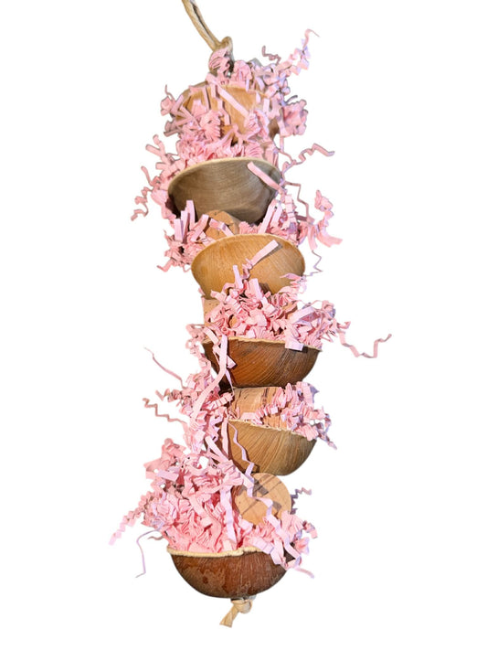 Pink Palm Dream foerageren speelgoed parkieten en papegaaien