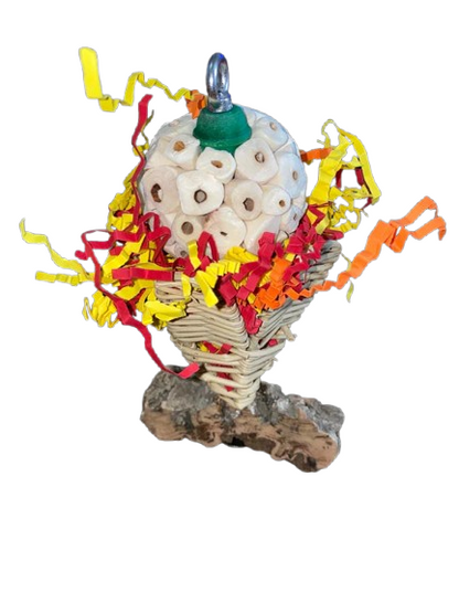 Sorbet Sola Spies – 15cm RVS voor parkieten