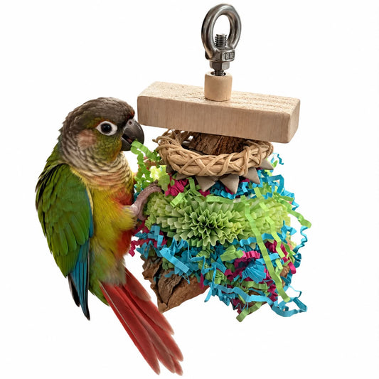 Boutje van Peewee – 19 cm | Herbruikbaar RVS vogelspeelgoed