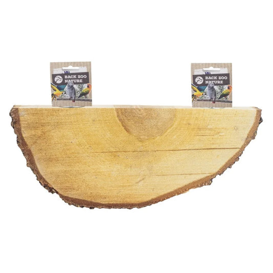 Back Zoo Nature Rustplank Halfrond parkieten en papegaaien